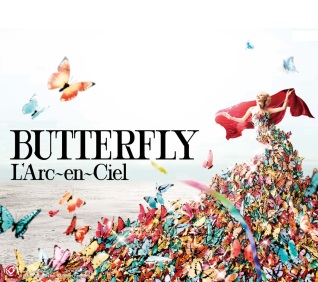 Portada Butterfly último álbum banda nipona L'Arc~en~Ciel.